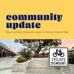 Update on Bikes in Burton St Mall