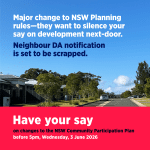NSW CPP DA SURVEY