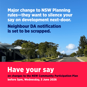 Read more about the article Major NSW planning changes coming—they want to silence your say on development next-door